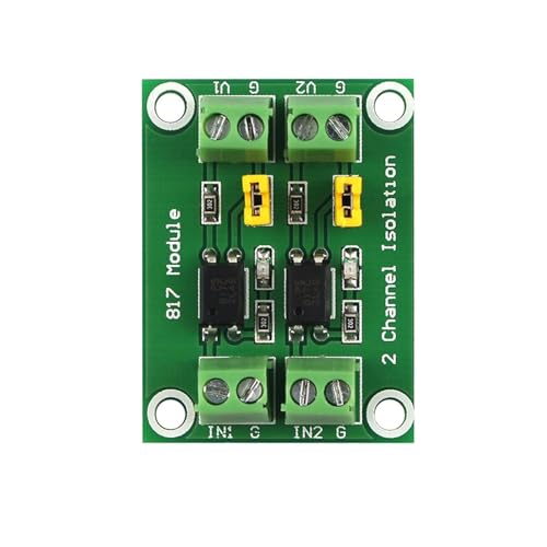 10pcs 817 Optocoupler 2-Way Voltage Insulation Board | Voltage control switch module, 3.6-30V driver photoelectric insulated module