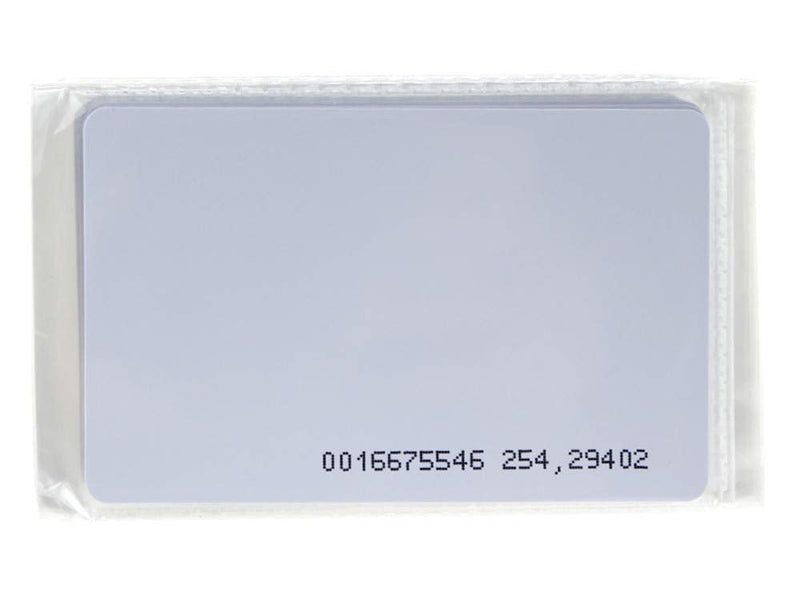 White Smart RFID Cards Proximity 125kHz TK4100 / EM4100 / EM4200 Plastic PVC Access Control Card Write Only (Pack of 50) Pack of 50