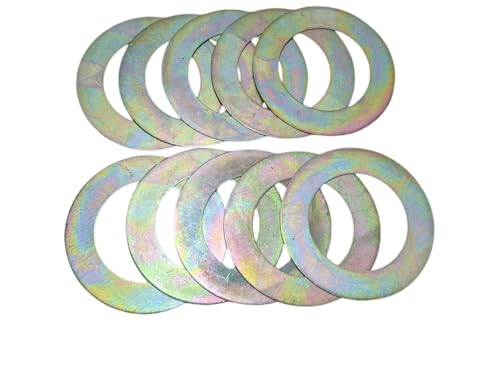 Bucket Pin Shims Spacer Washer 140 mm x 80 mm x2 mm Set of 10 Pcs Fits and Compatible with Various Earthmoving Machines and Excavator Machine