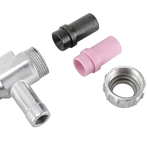 Sandblaster Tool Kit for Rust Remove, Sand Blasting Air Siphon Feed Gun, Sand Suction Pipe, 4Pcs Ceramic Nozzle Tips 1pc Steel Nozzle