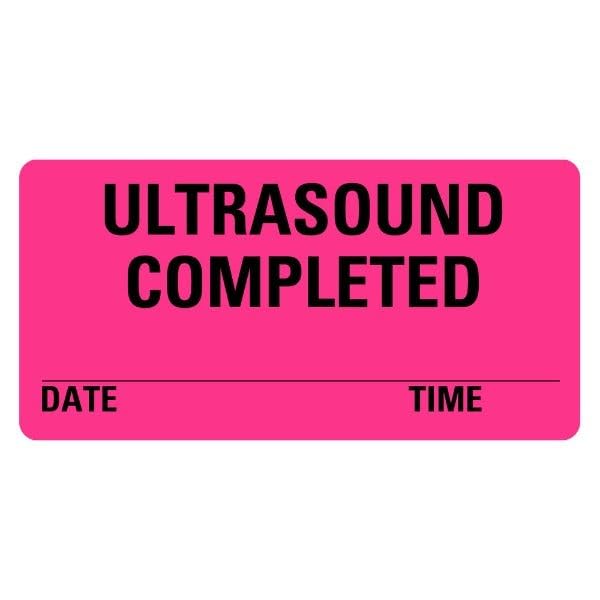 Ultrasound Completed Medical Labels