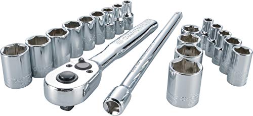 CRAFTSMAN Socket Set, SAE/Metric, 1/4" Drive, 20Piece (CMMT12008) One Size 20 Piece Set