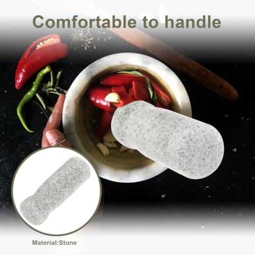 PRETYZOOM Garlic Pestle Multi-Use Kitchen Pestle Manual Rod for Garlic Spice and Smooth Surface Long Handle Grip Home Kitchen Gadget 1