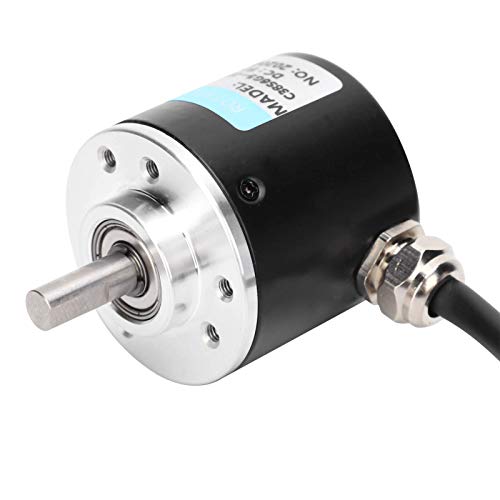 DC5-24V Incremental Optical Rotary Encoder Solid Shaft ABZ 3‑Phase Motion Controls Component 30KHZ 1000B/1024B (1024Z)