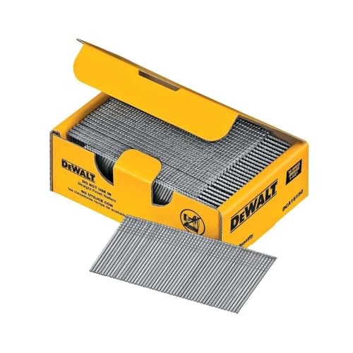 DEWALT Finish Nails, 20-Degree, 1-1/2-Inch, 16GA, 2500-Pack (DCA16150) 2500 Count (Pack of 1)