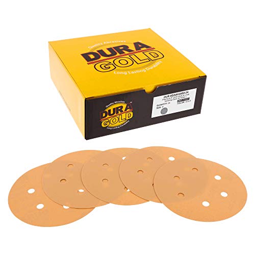 Dura-Gold 6" Sanding Discs - 3000 Grit - 6 Hole Pattern & Soft Density Interface Pad
