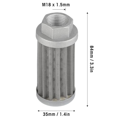 Hydraulic Oil Suction Filter Oil Filter Element Hydraulic Suction Strainer Hydraulic Suction Metal Screen Filter for Generator Automatic