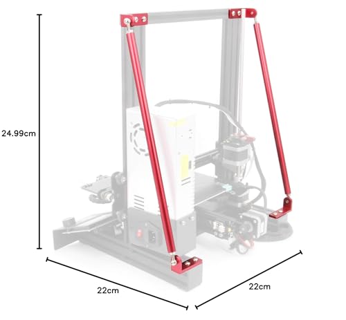 Upgrade Supporting Rod Set for Creality 3D Printer Ender 3/Ender 3 pro/Ender 3 V2 (365mm) 365mm