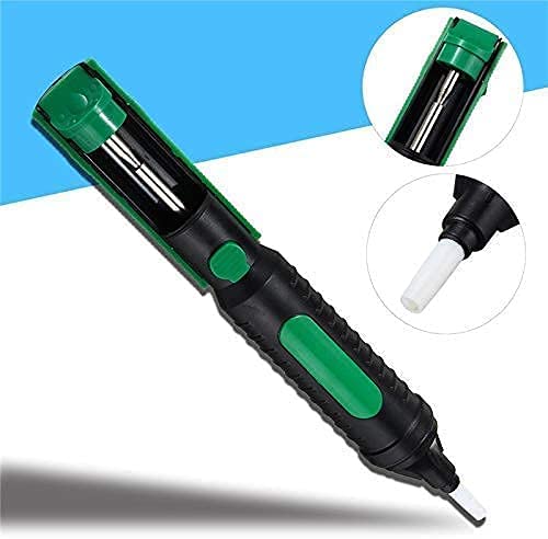 HeyNana - desoldering suction pump antistatic desoldering pump pump solder extractor suction solder suction pump desoldering desoldering soldering soldering aid Teflon tip light metal