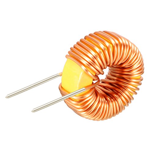 sourcing map Horizontal Toroid Magnet Inductor Monolayer Wire Wind Winding 6ACoil Pack of 10