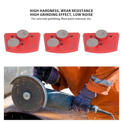 Diamond Grinding Blocks, 2 Segment 30 Grit, 3 Pack