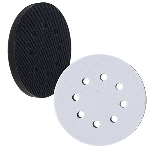 Dura-Gold 400 Grit 5" Sandpaper Discs, 8 Hole Pattern & Soft Density Interface Pads