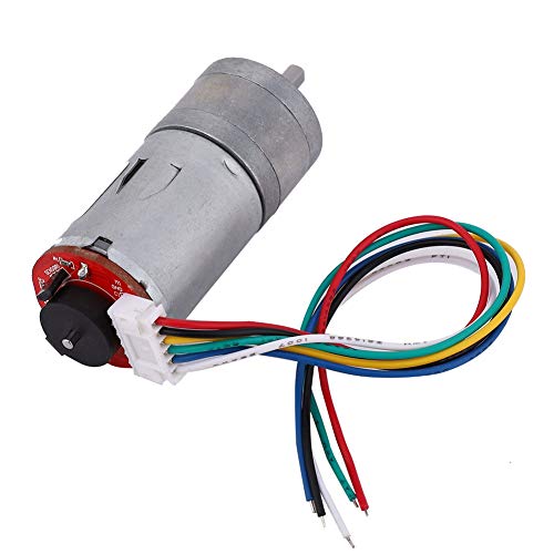 DC12V 200RPM DIY encoder gear motor, with mounting bracket