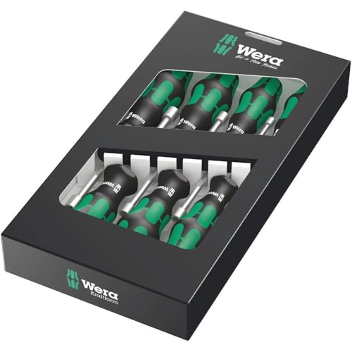 Wera 345230 Kraftform Plus Hollow Shaft Nutdriver Set