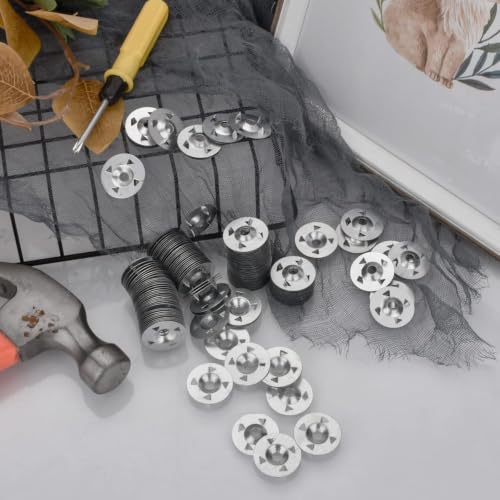 AccEncyc 600 Pcs Foam Board Fasteners Washers for Installation of Foam Board Panels 1-1/8 Inch Metal Washers for Fixing Fastening Installation