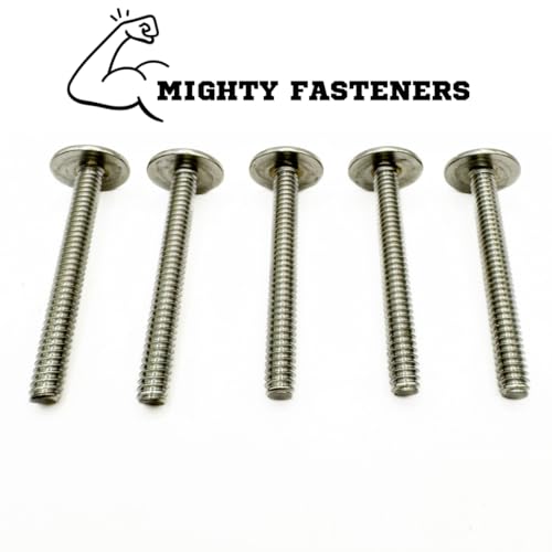Mighty Fasteners Combo Sidewalk Bolts, 304 Stainless Steel, Hurricane Hardware, 1/4" X 1-1/4", 100-Pack 1/4" X 1-1/4"