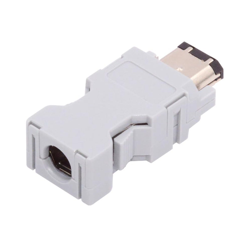xiwai FireWire IEEE 1394 6Pin CN3 Plug SM-6P I/O Connector, 55100-0670 Male JZSP-CMP9-1-E 6-Pin Encoder Plug Compatible with Yaskawa Panasonic Servo 54280-0609 6-pin male
