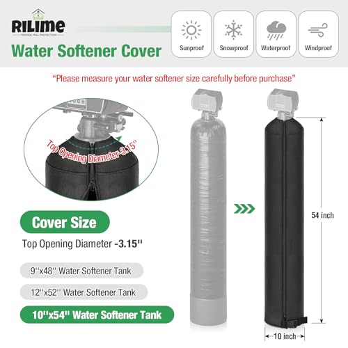 Water Softener Cover Outdoor 10" x 54"