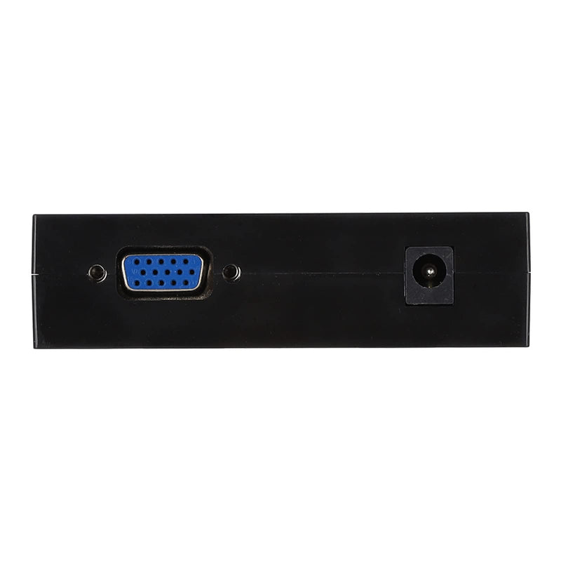 VGA Splitter Switcher, 2 in 1 Out 2 Port, Support 50ft Distance, Outdoor LED Display Connection, Plug and Play for 1 PC to Monitor Computer
