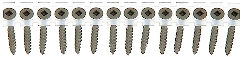 SENCO Duraspin#8x1-3/4 Collated Ext Decking, Dock Screw (08D175W) 1000 ct. 1-3/4 inch