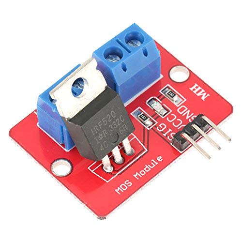 Akozon MOSFET Driver Module 5PCS 0-24V Button Drive for Arduino Drive Module MOS Tube Field Effect Tube Drive Module (3.5V/5V)