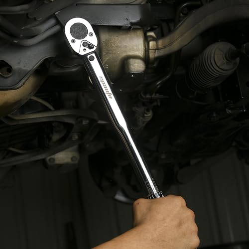 EPAuto 1/2-inch Drive Click Torque Wrench, 10-150 ft/lb, 13.6-203.5 N/m 1/2 Inch Drive (10-150 ft.-lb.)