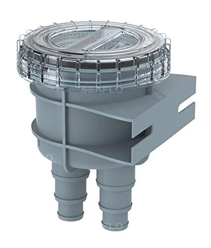 SEAFLO Raw Cooling Water Intake Basket Strainer for Seawater Marine & Boat Fits 1", 1.25" and 1.5" Hose