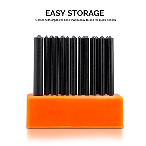 NEIKO 02621A Transfer Punch Set with Premium Heat-Treated Alloy Steel Punches, Hole-Punch Set, Punch Sizes 3/32" to 1/2", 28-Piece Kit 28 Piece Set
