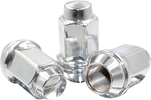 Wheel Accessories Parts Set of 20 1/2-20 Lug Nuts OEM Style Replacement for 6L2Z-1012-BA 611-094 Wheel Lug Nut (Chrome) Chrome