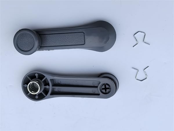 Window Crank Handle of Gray Compatible with Isuzu Isuzu CAMMANDO NPR115 NKR85,GMC, NHR NPR HICOM Replaces 8-94220423-0,8-94403144-0,8-94476854-0,9-84101923-3