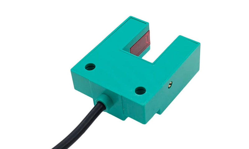 Fork Light Barrier 6 to 36 Volt NO PNP Detection Range 15 mm U-Photoelectric Light Sensor (15 mm - PNP NO) 15 mm - PNP NO