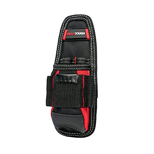 MELOOTUGH Impact Driver Holster Drill Holster for Tools and Drill bits + Small Technician's Pouch, Min Electrical Tool Holder