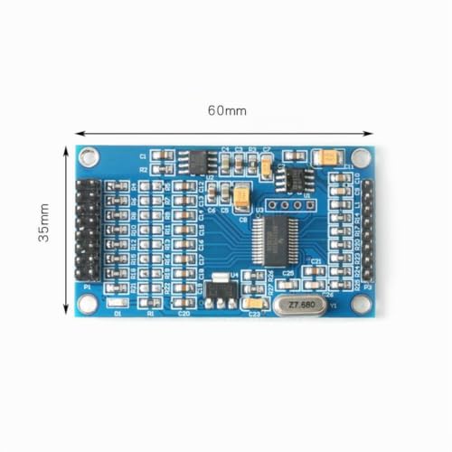 DollaTek ADS1256 24bit 8channel ADC AD Module High Precision ADC Acquisition Data