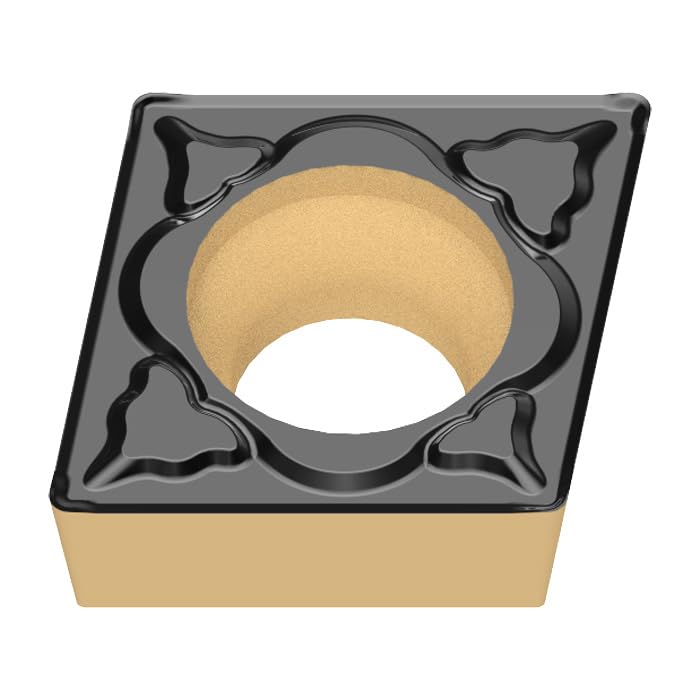 Ccmt 060204 Rotary Inserts for Universal Steel Processing - TiN Coating (Pack of 10) CCMT060204-PM CVD coated
