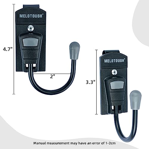 MELOTOUGH Tool Belt Suspenders Heavy Duty Padded Work Belt Suspenders for Carpenter/Electrician + Tool Belt Hook Tool Holster Cordless Drill Holster Hook with Metal Clip