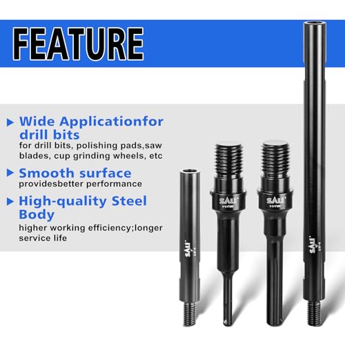 SALI Adapter for Core Bits 2pcs 1-1/4"UNC to SDS Plus 2