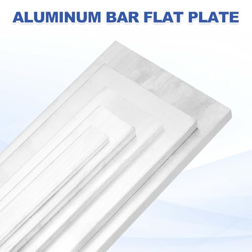 uxcell Square Aluminum Flat Bar, 0.39" Thickness 4" Width 10" Length Square 6061 Aluminum Bar Flat Plate with Gloves 10 x 100 x 254mm T6511 Solid New Mill Stock 0.39" x 4" x 10"/10 x 100 x 254mm 1