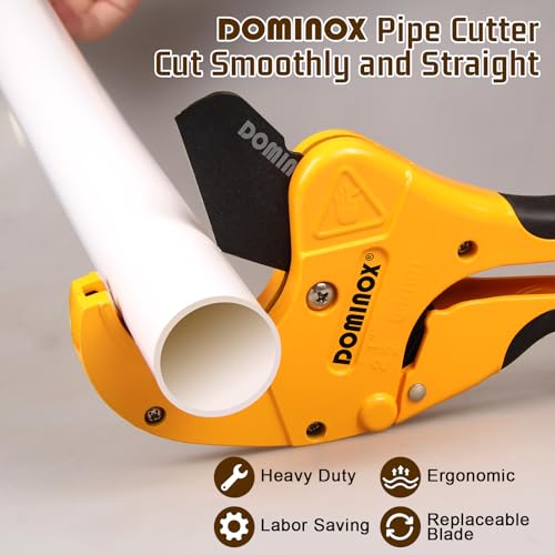 PVC Pipe Cutter, Cuts up to 2-1/2", Ratchet type 2-1/2"(2PCS)