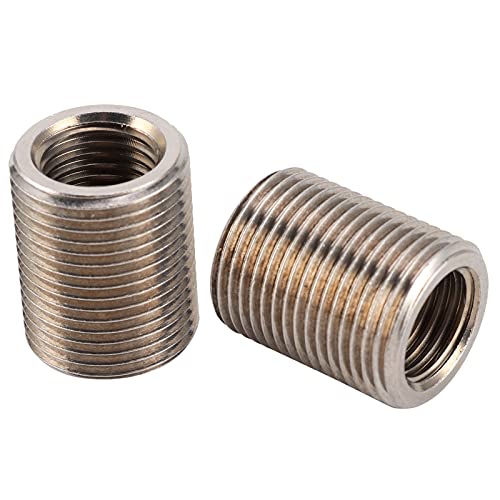 Thread Repair Inserts, Durable Stainless Steel Reducing Nut Thread Repair for Auto Workshop 303 Stainless Steel Red M14x1.5 Female M20x1.5 Male 25mm 10PCS