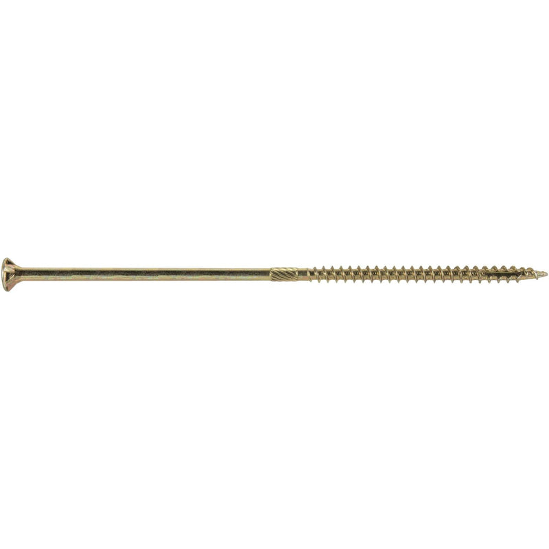 Jake Sales #10 X 6 Gold Star Wood Screw Torx/Star Drive Flat Head - Multipurpose Screws (1 Pound - 33 Approx. Count) #10 X 6" 1 POUND - 33 Approx. Screws