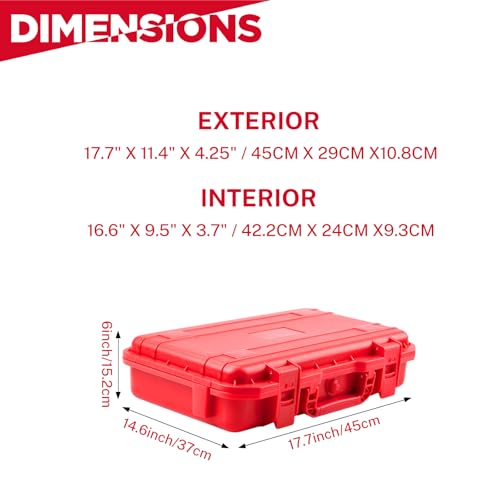 Hard Case for Milwaukee M12 Fuel Installation Drill/Driver Kit & Accessories (2505-22) | High-Density Foam | Durable Protective Carrying Storage Tool Box Organizer | (CASE ONLY)