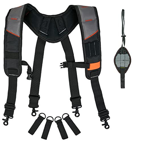KUNN Magnetic Tool Belt Suspende & Work Belt 2-Inch Wide Quick Release Buckle
