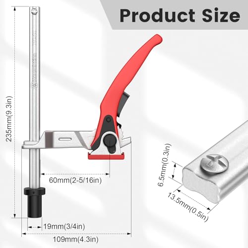 Housolution Bench Dog Clamp, 3/4 inch Dog Holes Workbench Clamp 2 Pack-19mm