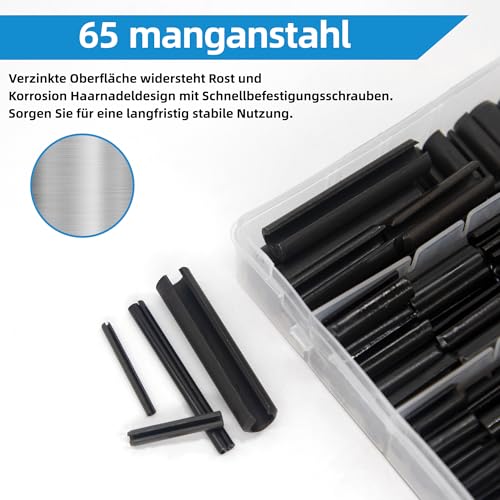 385PCS SAE Roll Pin Set (26 Sizes) 385 pieces SAE Roll Pins