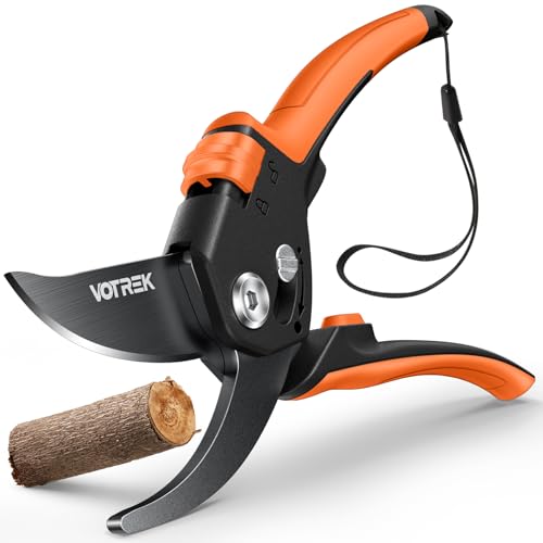 rofessional 8.5”Garden Pruner with Jam-Proof Spring