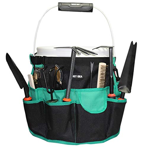 MELOTOUGH Bucket Caddy Organizer, Women Safety Work Gloves,Work Gloves for Gardening,Yard,Warehouse