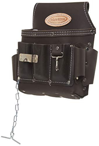 McGuire-Nicholas 526-CC Brown Professional Electrician'S Pouch, oil tanned leather Pouch + Tool Pouch | Brown