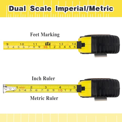 Brother Gifts from Sister, Gifts for Brother, Brother Birthday Gifts, Best Gifts for Adult Brother in Law Fathers Day, Funny Engraved 10 FT Tape Measure Useful Tools brother gift