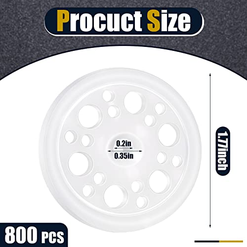 Taiyin 800 Pcs 1.77 Inch/ 45 mm Plastic Washers Foam Board Insulation