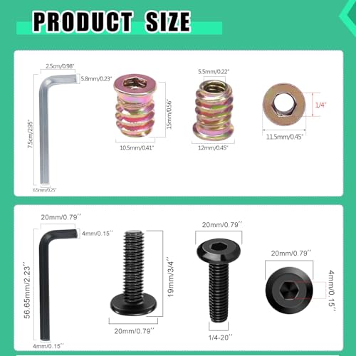 Twidec/966PCS Grade 8.8 Hex Head Bolts and Nuts Assortment Kit,Metric Bolt Assortment, M4/M5/M6/M8(12-30mm)